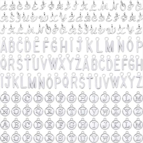 Letter Charms Abc Letter Charms Diy Bracelet Necklace for Jewelry a