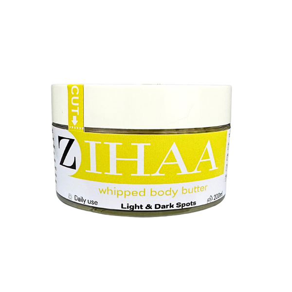Zihaa Light &amp; Dark Spots Whipped Body Butter 200ml