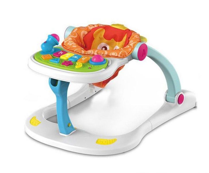 ZYS - 4-In-1 Multi-Functional Baby Push Walker with Music Entertainment