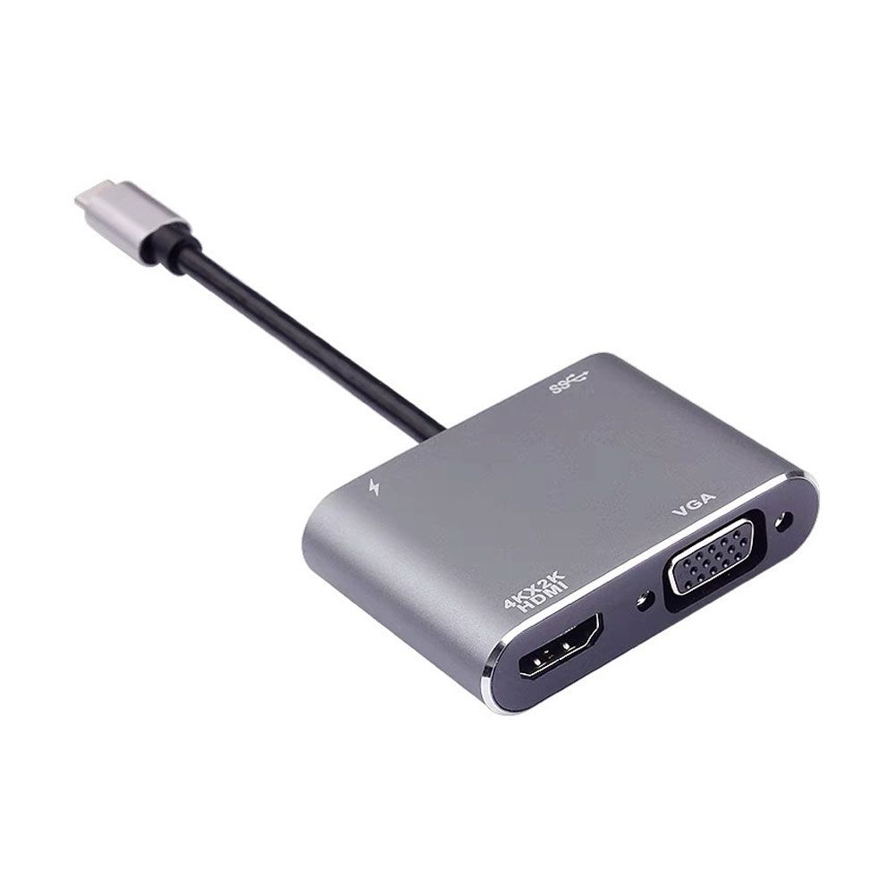 usb c to 4 port hdmi adapter hub