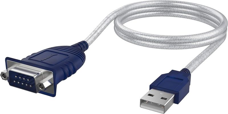USB 2.0 to Serial (9 Pin) DB 9 RS 232 Converter Cable, Prolific Chipset