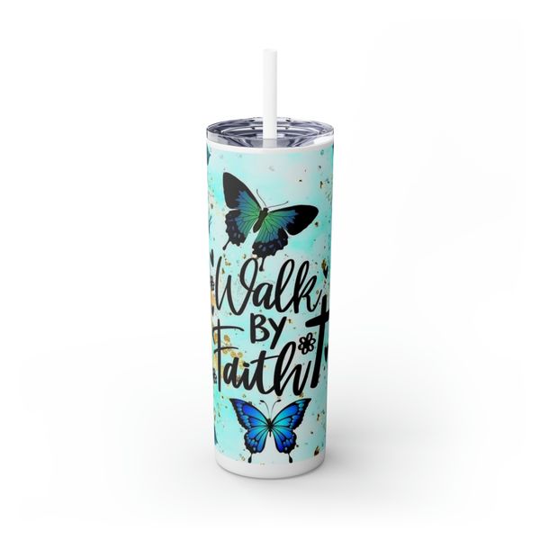 Walk by Faith 600ml Double Walled Tumbler