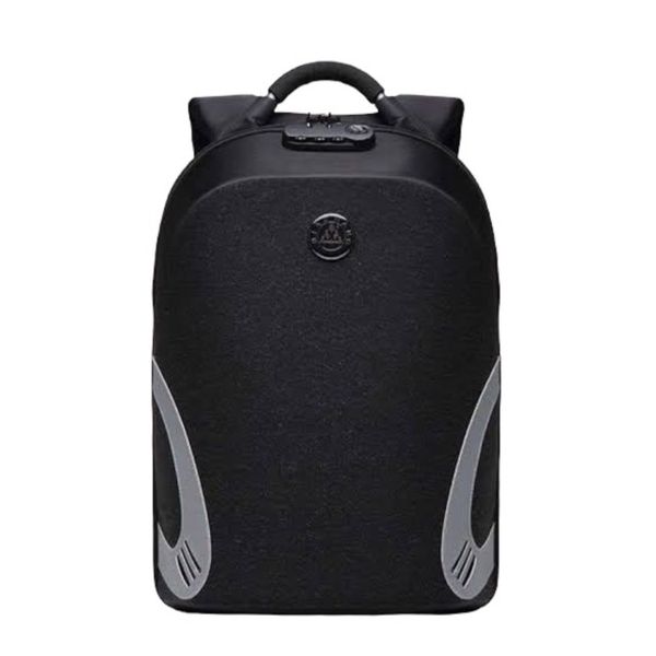 Anti-theft Laptop Backpack Waterproof Racksack with USB Black