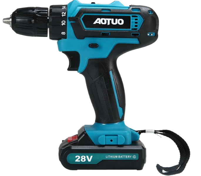 AUTUO Cordless Impact Drill Set With Lithium Battery Bits &amp; Case 28V