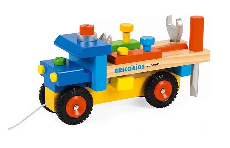 Kids Wooden Tool Kit Truck