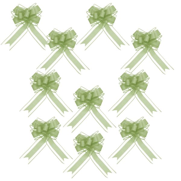 Large Pull-String Gift Bows - 17cm x 17cm (With Tails)