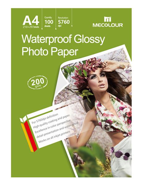 Mecolour A4 200gsm Single Sided Glossy Photo Paper (100s) inkjet Printer