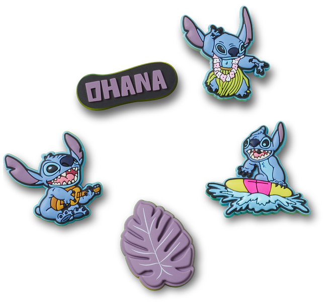 Crocs - Stitch Tropical Jibbitz - 5 Pack