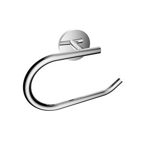 Kirk Aqua Tan Toilet Paper Holder Made From Zinc In A Chrome Plated Finish
