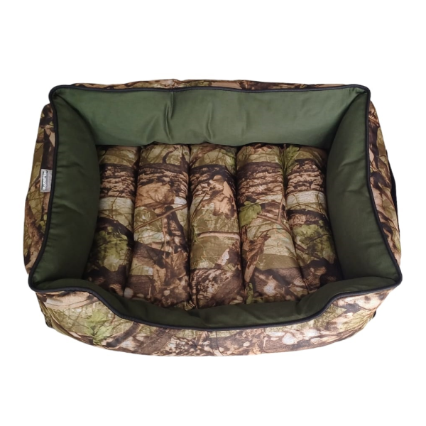 Pawsome Waterproof Canvas Dog Bed - Camo Extra Large
