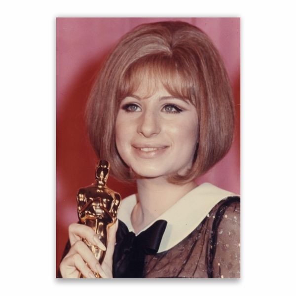 Barbra Streisand With An Oscar Poster - A1