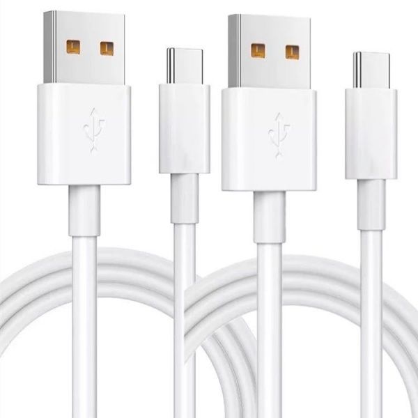 2 PCS 65w 1m Typec/Usb-C Super Fast/Quick Charger Orange Cable/Cord