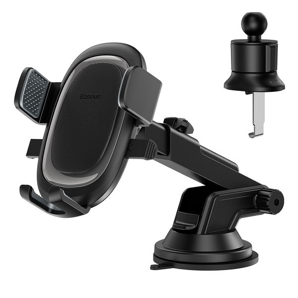 Baseus UltraControl Pro Series Clamp -Type Car Holder Set - Cluster Black