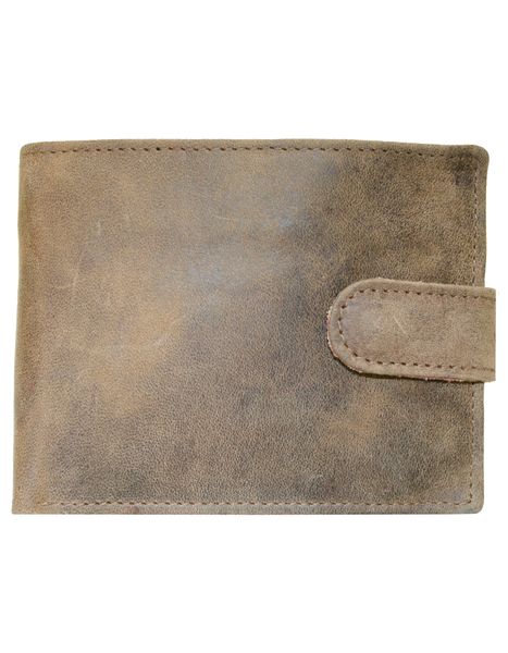 Fino SK-LV3147 Full Grain Genuine Leather Men's Card Holder Wallet - Brown