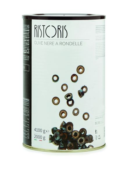 Ristoris - Sliced Black Olives 4.1Kg