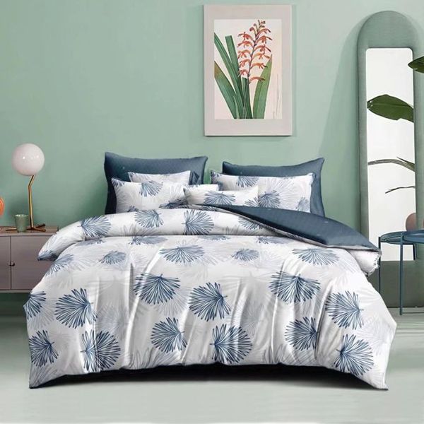 Pillow Talk La Belle Cotton Blend Duvet Cover Set - 5 Piece