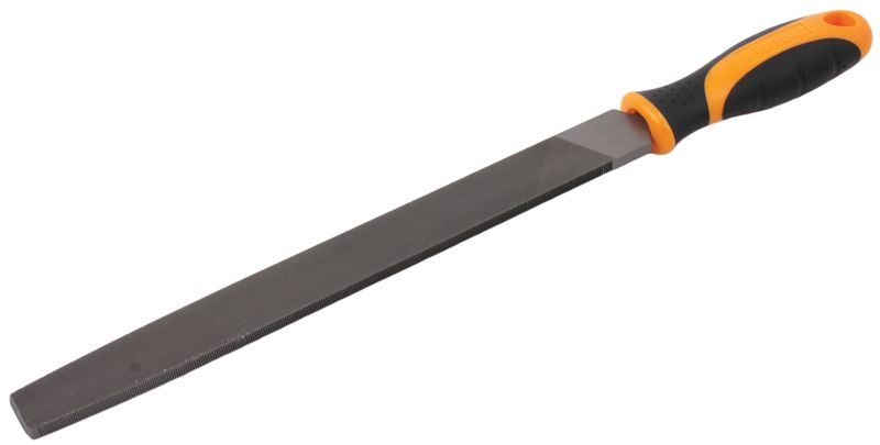 File 250mm Flat Steel with Plastic Hand