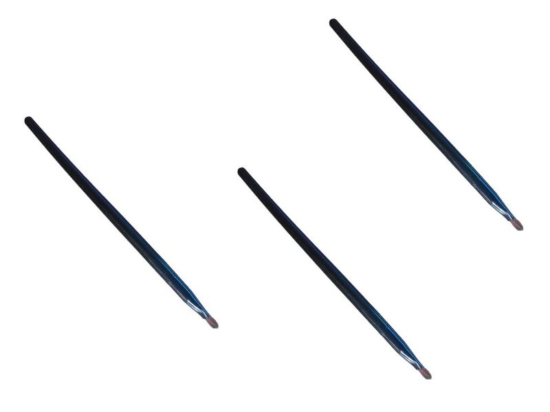 Eyelash Tint/Lip Brush - Black - 3 Pack