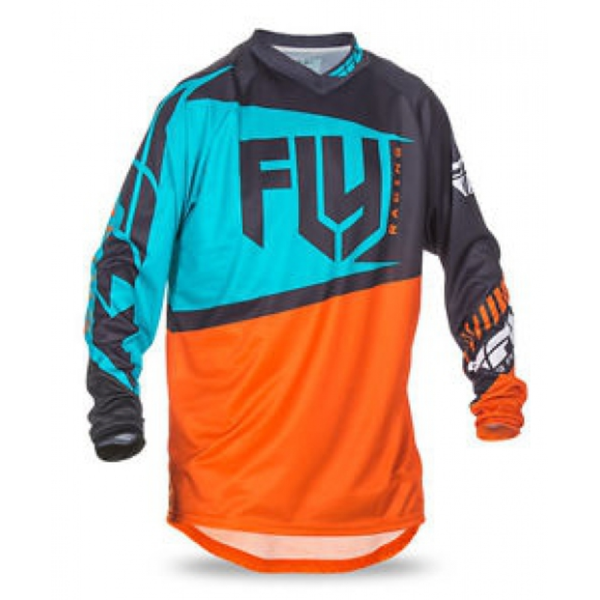 16 Orange/ Teal Jersey image