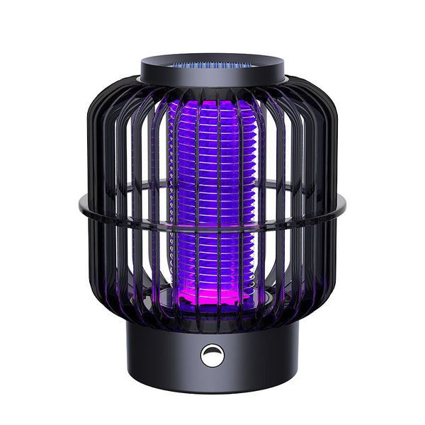 Solar + USB Dual Charging Vintage Cage-Style Electric Shock Mosquito