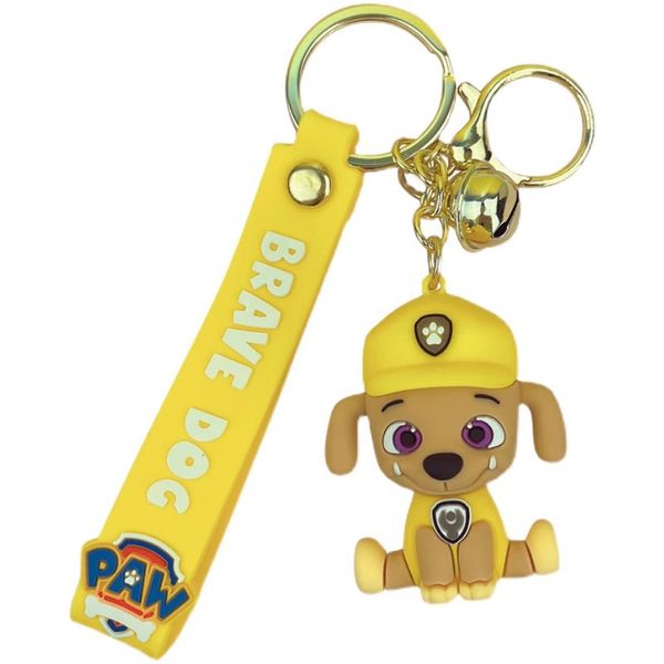 Cartoon Paw Patrol Keychain - Yellow