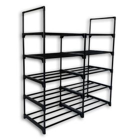 5-Tier Shoe Rack, Shoe Storage Organiser, Metal Structure | Shop Today