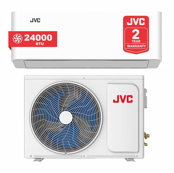 JVC White Split-System Air Conditioner 24000BTU Model Number WG-NACF24W5S