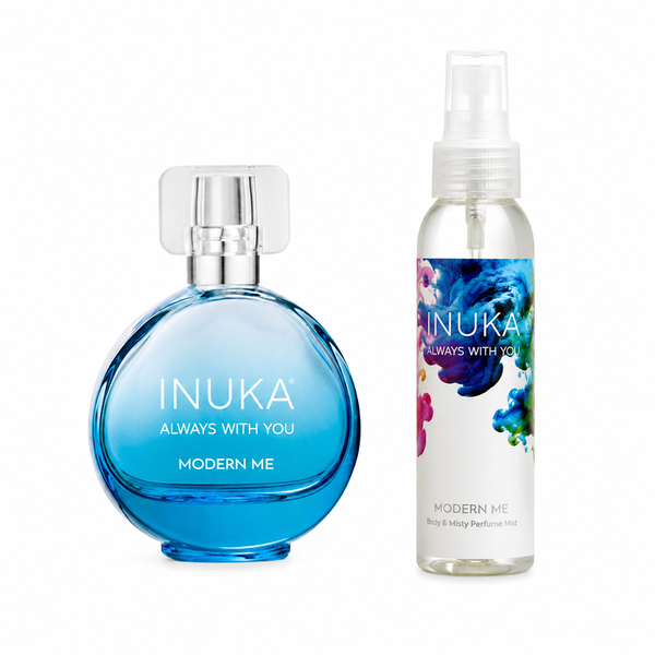 Inuka Modern Me 35ml Perfume and 100ml Hair &amp; Body Mist Set - Blue for Her