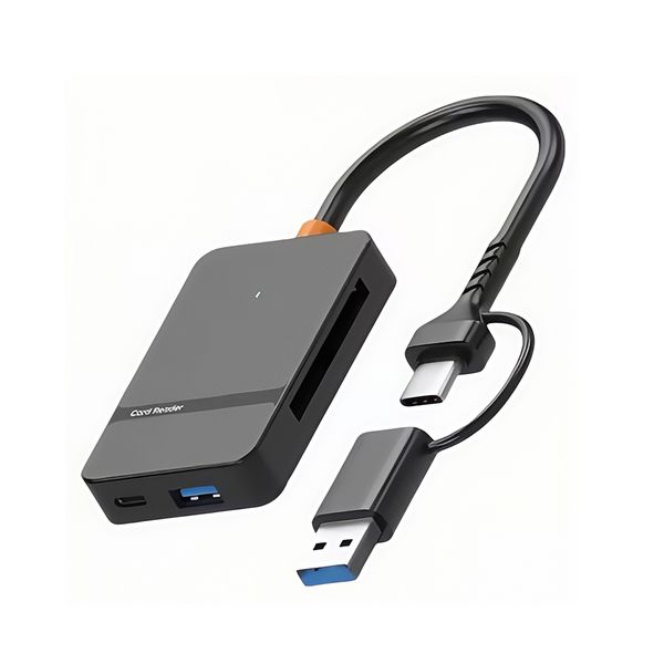 USB C USB3.0 Multi Card Reader for SD, CF, Micro SD, TF, &amp; MS Cards