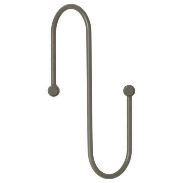 Blomus Hook/Rack - Curl For Coats/Hats/Scarves/Kitchen/Bathroom - Steel-Grey