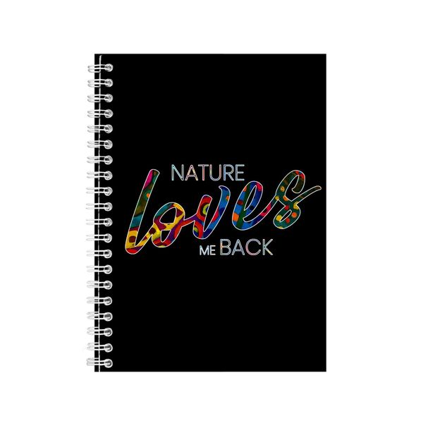 Nature A5 Notebook Spiral Lined Motivational Saying Graphic Notepad Gift248