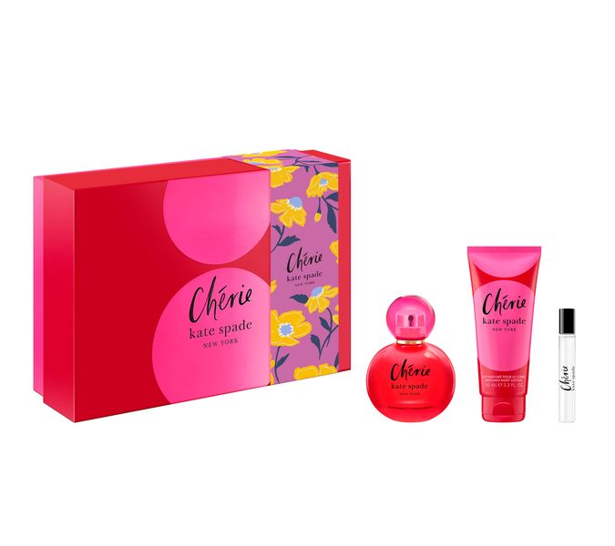 Kate Spade Cherie set 100ml Edt + Body Lotion 100ml +7,5ml Travel Spray