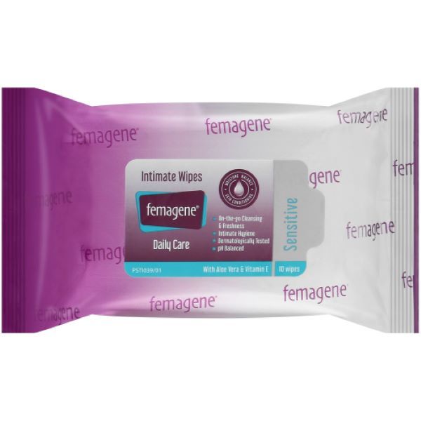 Femagene Intimate Refreshing Wipes 10 Wipes x 4