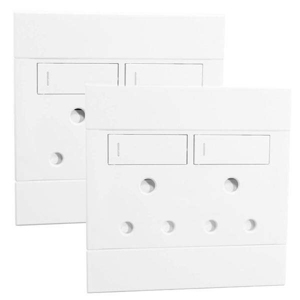Veti 2 Double RSA Socket, Pack of x2 (222) Major Tech
