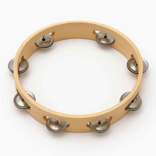 Halifax 10" Single Row Wooden Headless Tambourine