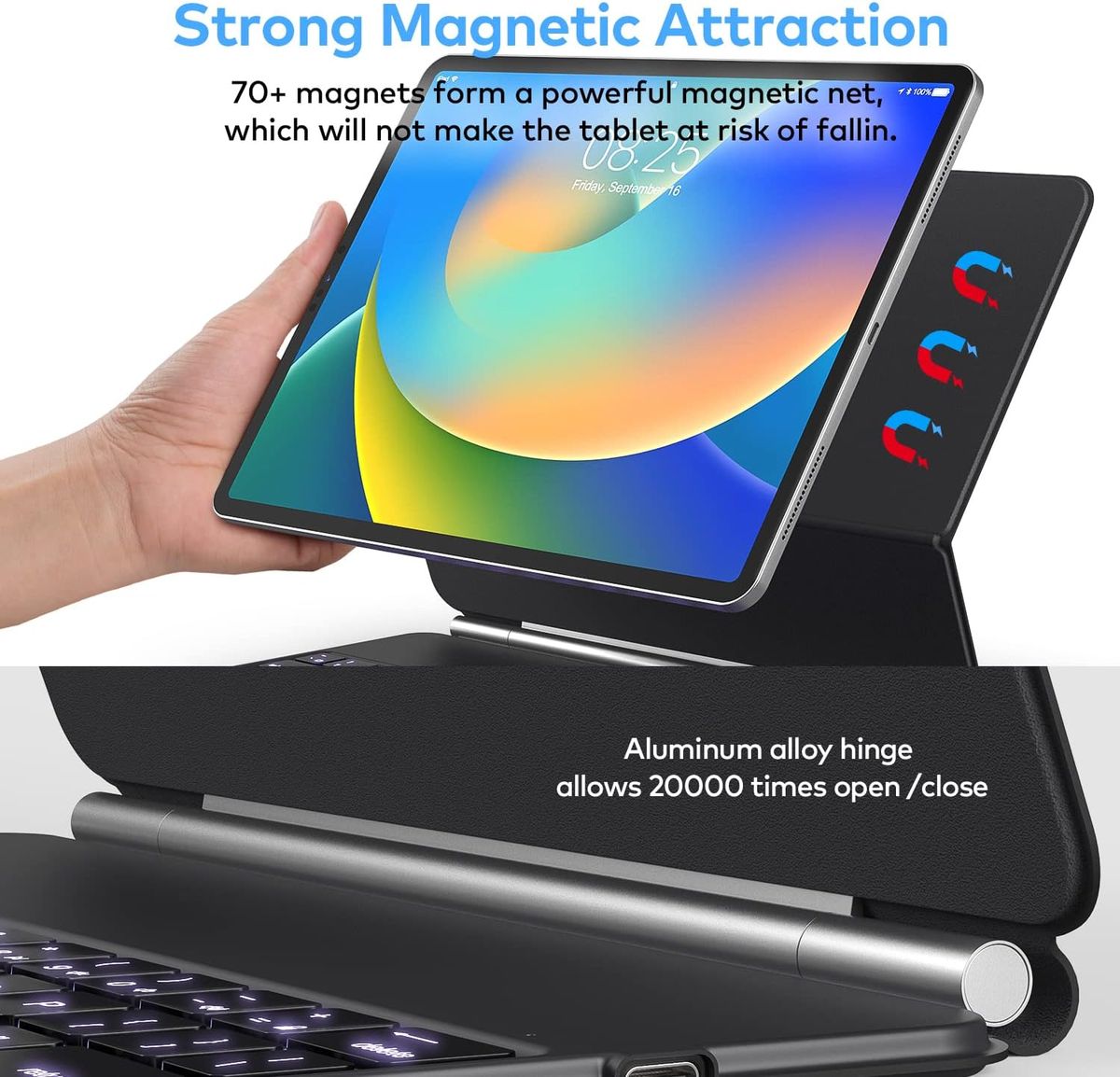 iPadPro11➕SmartKeyboardFolio➕Applepencil Apple Smart Folio iPad Pro 11 inch (2020 / 2021 / 2022) Surf Blue