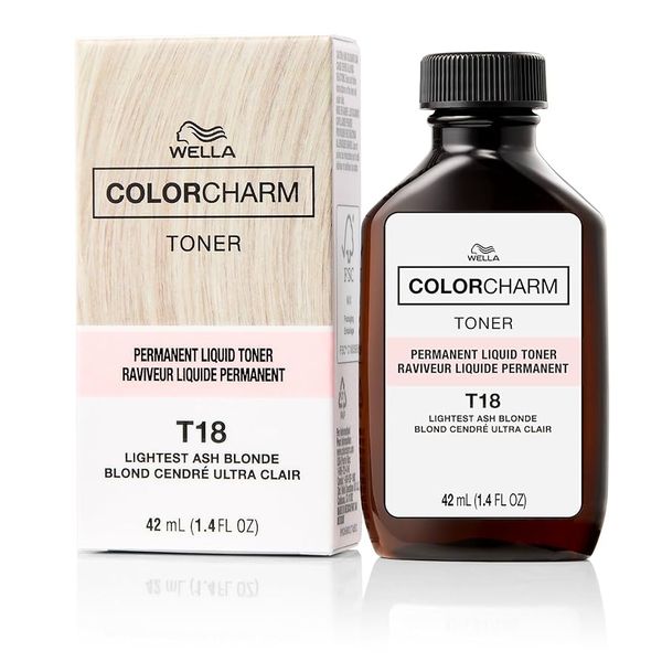 T18 Light Ash Blonde Wella Toner