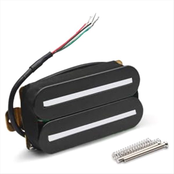 High Output Neck Pickup Dual Hot Rail Humbucker Pickups Black