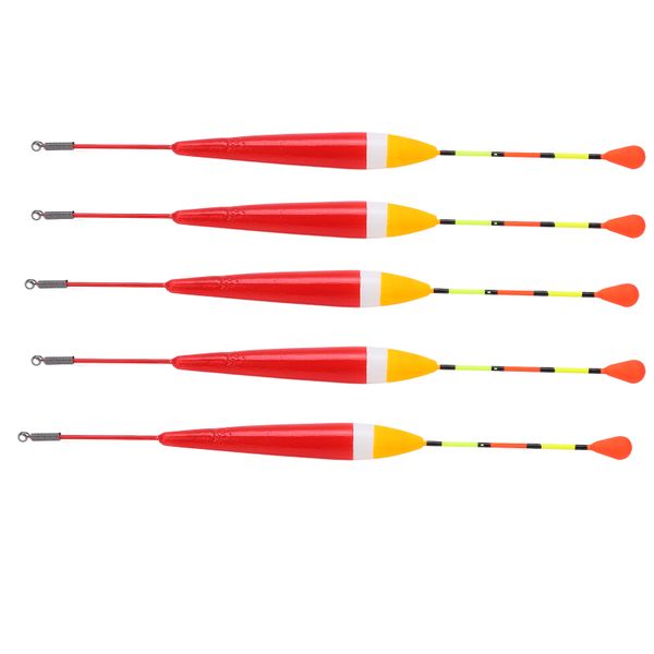 Oval Fishing Floats Vertical Stick Buoy 5Pcs
