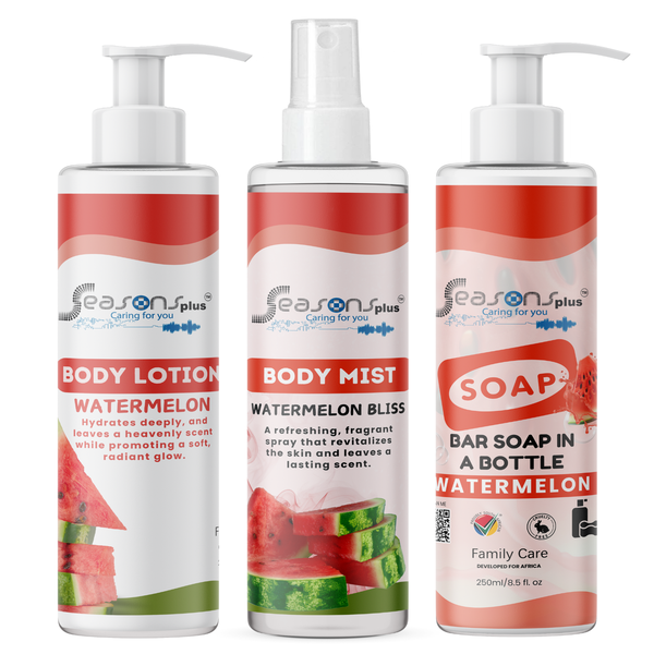 Seasons Plus Bath Time Collection Watermelon