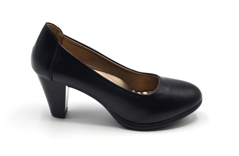 TTP Medium Heel Classic Round Toe Courts