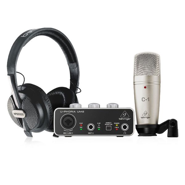 Behringer U-PHORIA STUDIO Complete Recording/Podcasting Bundle