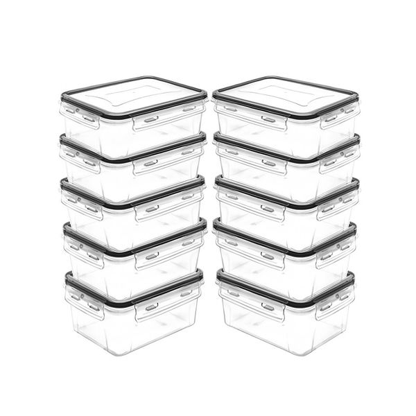 Fresh-Keeping Box,10p Lunch Box for Kitche,Grain &amp; Dried Fruit Seal Storage