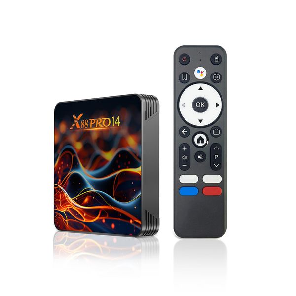 Android 14.0 TV Box, Android Boxes with 2GB RAM 16GB ROM RK3518 Quad-Core