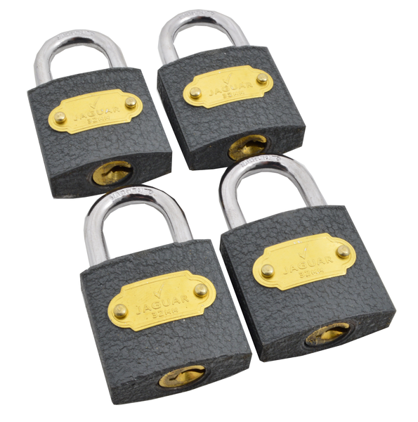Sanlic Jaguar 32mm Iron Keyed Alike 4pack Padlock