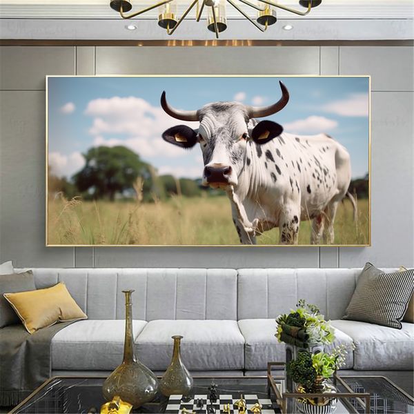 Canvas Wall Decor - Intimate Nguni Portrait - 0543