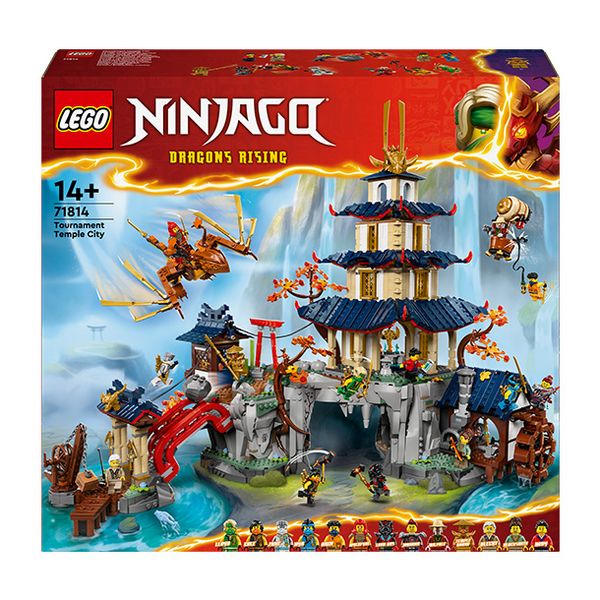 LEGO NINJAGO Tournament Temple City Adventure Toy Set 71814