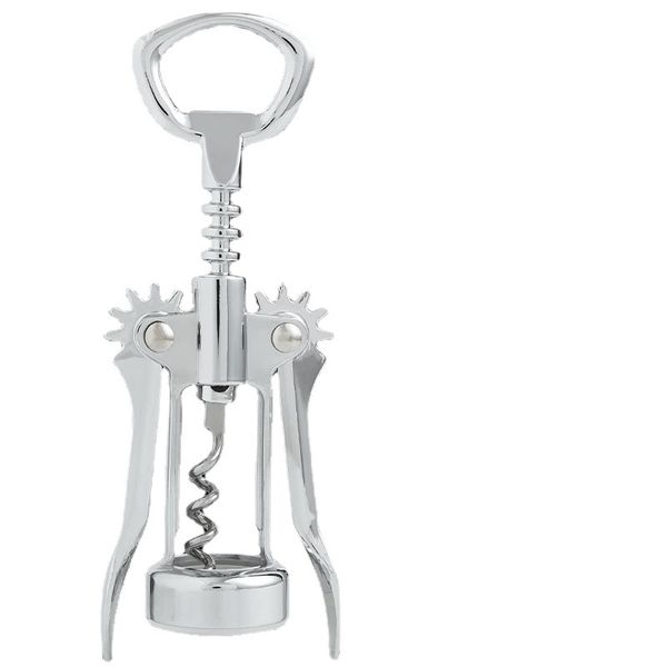 Silver Manual Stainless Steel Corkscrew