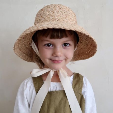 Fashion Retro Children s Handmade Straw Sun Hat With Tying Ribbon Shop Today. Get it Tomorrow takealot