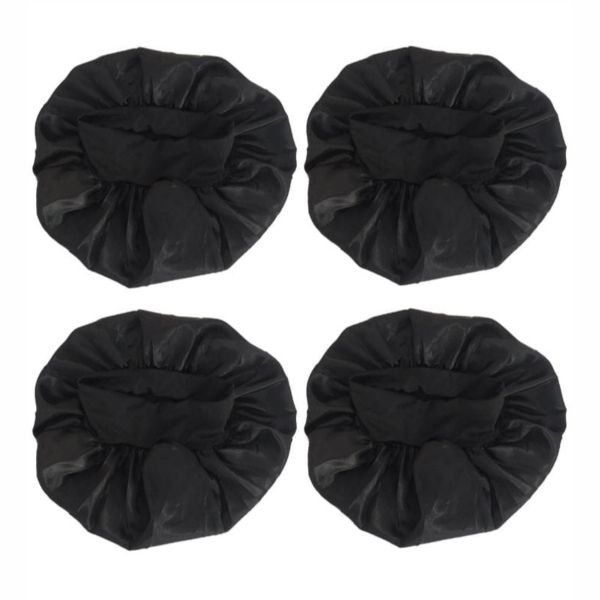 Hair Bonnet Cap x 4 - one size fit all - Silk